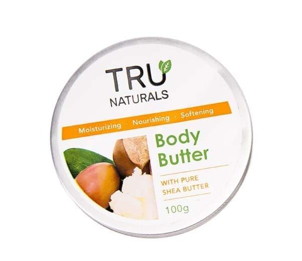 Tru-Naturals-Pure-Shea-Butter-Corps-100G.jpg Beurre corporel pur karité Tru Naturals 100 g