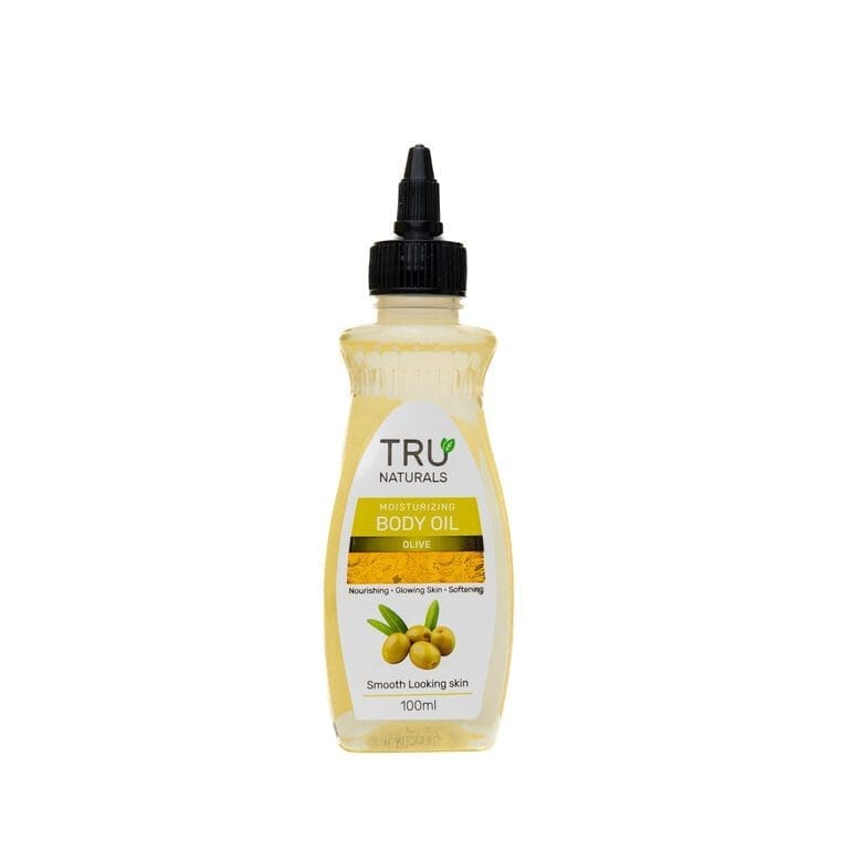 Tru-Naturals-Huile-Corporelle-Hydratante-Olive-60Ml.jpg Huile corporelle hydratante à l'olive Tru Naturals 60 ml