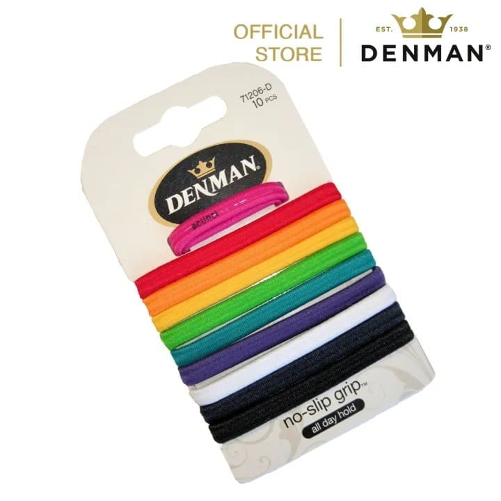 1130019.jpg Élastiques Denman antidérapants pastel, lot de 10 - 71207D