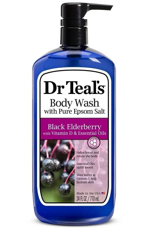 1138101.jpg Gel douche Dr Teal'S à la baie de sureau noir 710 ml