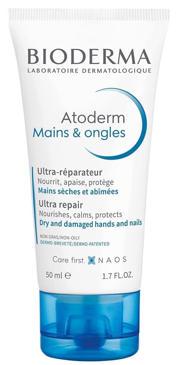 1133919-Bioderma-Atoderm-Ultra-Repair-Hands-Nails-Repair-Cream-For-Dry-Damaged-50Ml.jpg Bioderma Atoderm Ultra Repair Crème Réparatrice Mains et Ongles Pour Peaux Sèches et Abîmées 50 ml