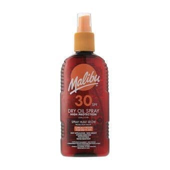 Malibu-Sun-Dry-Oil-Spray-SPF30-200ml-0086780.jpg Spray huile sèche Malibu FPS 30 200 ml