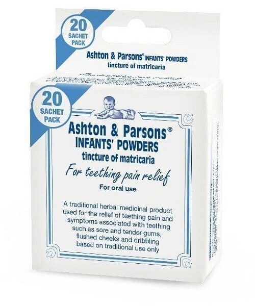 ASHTON.jpg Poudre pour poussée dentaire Ashtons (importée) 20 sachets